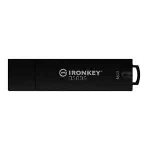 Kingston Technology IronKey 16 Go D500S FIPS 140-3 Lvl 3 (en attente) AES-256 (IKD500S/16GB)
