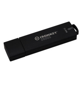Kingston Technology IronKey 64 Go D500S FIPS 140-3 Lvl 3 (en attente) AES-256 (IKD500S/64GB)