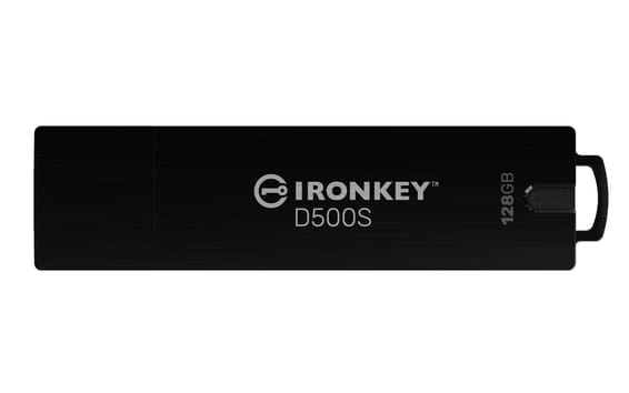 Kingston Technology IronKey 128 Go D500S FIPS 140-3 Lvl 3 (en attente) AES-256 (IKD500S/128GB)