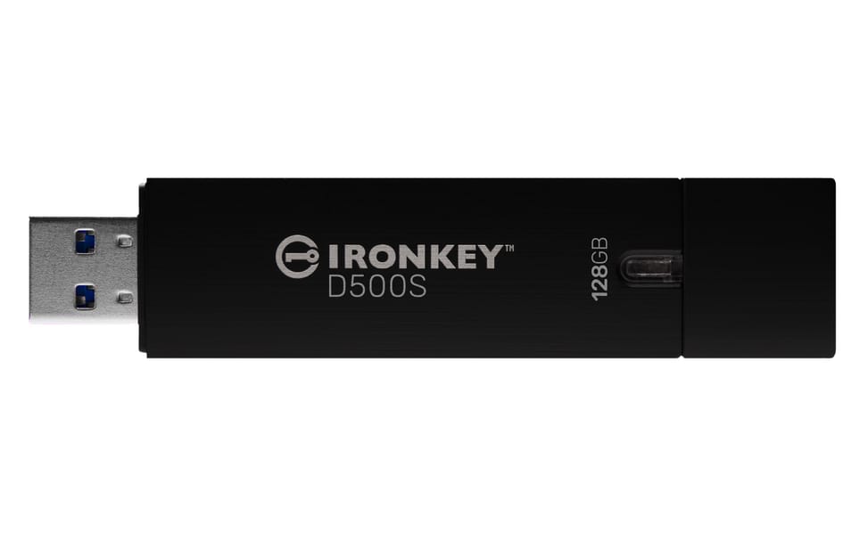 Kingston Technology IronKey 128 Go D500S FIPS 140-3 Lvl 3 (en attente) AES-256 (IKD500S/128GB) — image 3