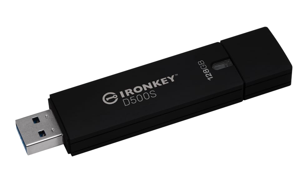 Kingston Technology IronKey 128 Go D500S FIPS 140-3 Lvl 3 (en attente) AES-256 (IKD500S/128GB) — image 5