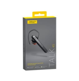 Jabra Talk 45 Casque Sans fil Crochets auriculaires, Ecouteurs Appels/Musique Bluetooth Argent Jabra Talk 45  (100-99800900-60)