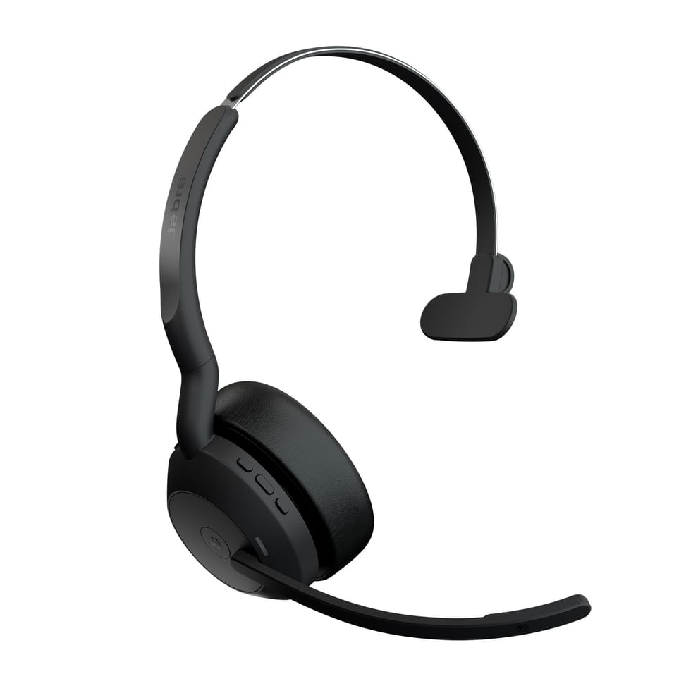 Jabra Evolve2 55 Casque Avec fil &sans fil Arceau Bureau/Centre d'appels Bluetooth Socle de chargement Noir (25599-899-889) — image 2