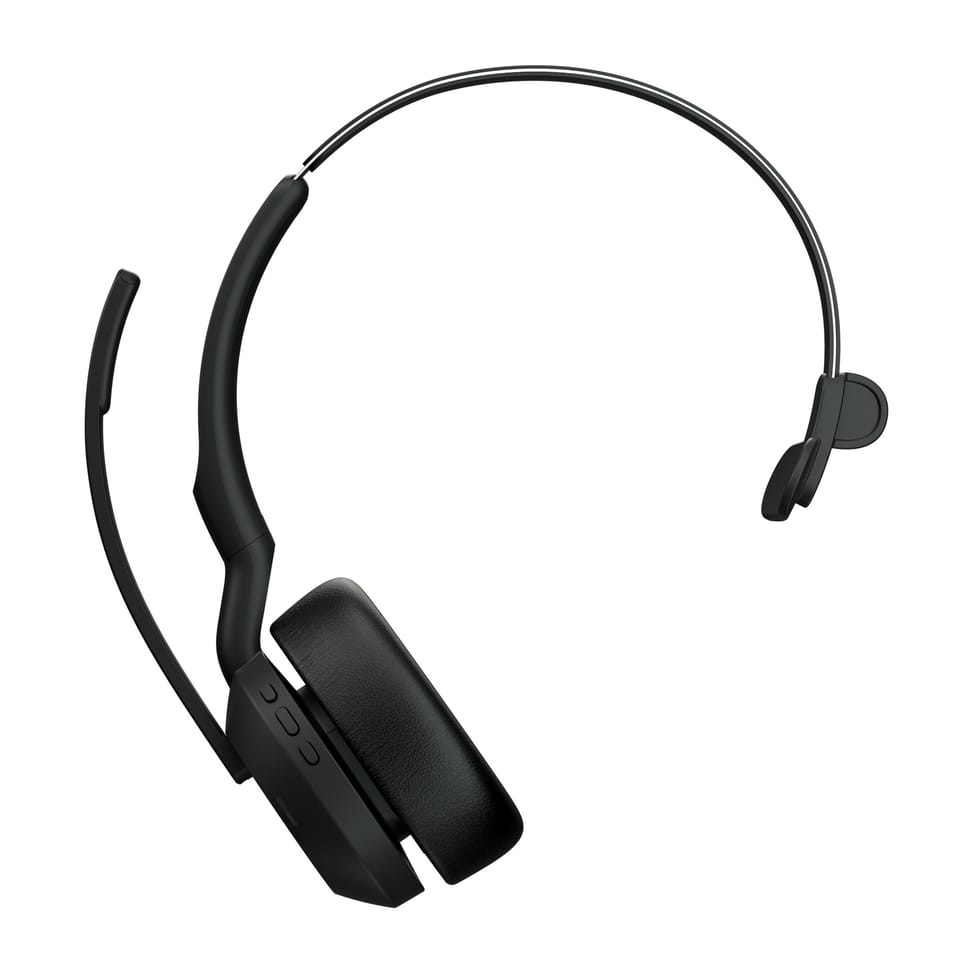 Jabra Evolve2 55 Casque Avec fil &sans fil Arceau Bureau/Centre d'appels Bluetooth Socle de chargement Noir (25599-899-889) — image 3