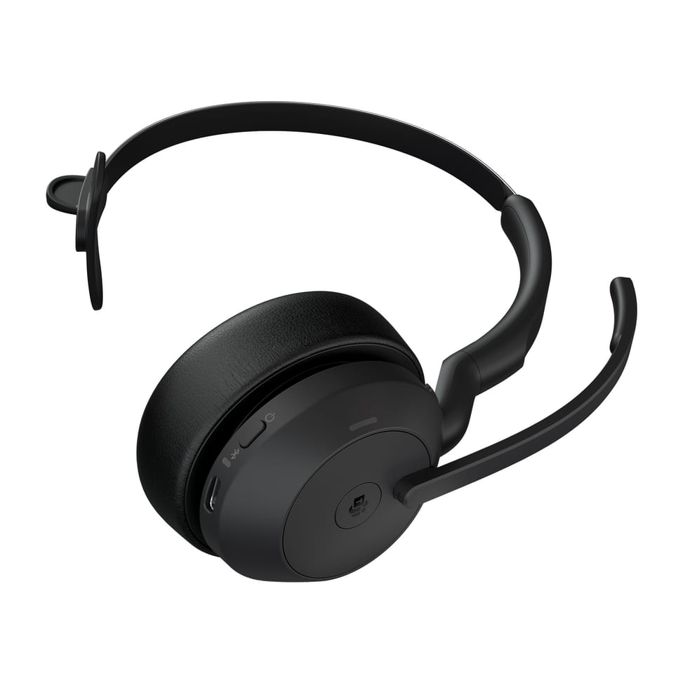 Jabra Evolve2 55 Casque Avec fil &sans fil Arceau Bureau/Centre d'appels Bluetooth Socle de chargement Noir (25599-899-889) — image 4