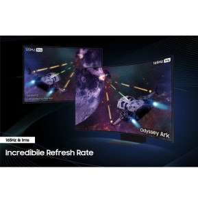Samsung Odyssey ARK écran plat de PC 139,7 cm (55") 3840 x 2160 pixels 4K Ultra HD Noir (LS55BG970NUXEN)