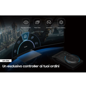 Samsung Odyssey ARK écran plat de PC 139,7 cm (55") 3840 x 2160 pixels 4K Ultra HD Noir (LS55BG970NUXEN)