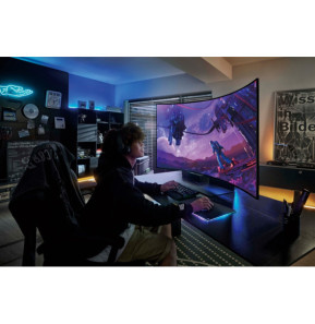 Samsung Odyssey ARK écran plat de PC 139,7 cm (55") 3840 x 2160 pixels 4K Ultra HD Noir (LS55BG970NUXEN)