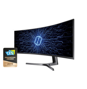 Samsung Odyssey RG90S écran plat de PC 124 cm (48.8") 5120 x 1440 pixels 4K Ultra HD LCD Noir (LC49RG90SSPXEN)