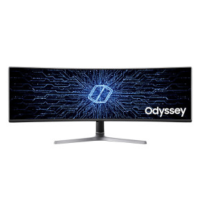 Samsung Odyssey RG90S écran plat de PC 124 cm (48.8") 5120 x 1440 pixels 4K Ultra HD LCD Noir (LC49RG90SSPXEN)