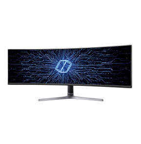 Samsung Odyssey RG90S écran plat de PC 124 cm (48.8") 5120 x 1440 pixels 4K Ultra HD LCD Noir (LC49RG90SSPXEN)