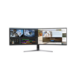 Samsung Odyssey RG90S écran plat de PC 124 cm (48.8") 5120 x 1440 pixels 4K Ultra HD LCD Noir (LC49RG90SSPXEN)
