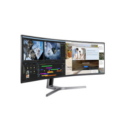 Samsung Odyssey RG90S écran plat de PC 124 cm (48.8") 5120 x 1440 pixels 4K Ultra HD LCD Noir (LC49RG90SSPXEN)