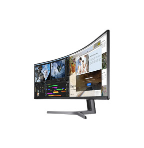 Samsung Odyssey RG90S écran plat de PC 124 cm (48.8") 5120 x 1440 pixels 4K Ultra HD LCD Noir (LC49RG90SSPXEN)