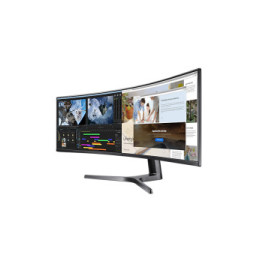 Samsung Odyssey RG90S écran plat de PC 124 cm (48.8") 5120 x 1440 pixels 4K Ultra HD LCD Noir (LC49RG90SSPXEN)