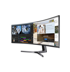 Samsung Odyssey RG90S écran plat de PC 124 cm (48.8") 5120 x 1440 pixels 4K Ultra HD LCD Noir (LC49RG90SSPXEN)