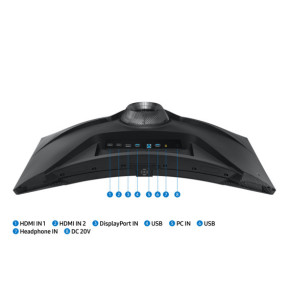 Samsung Odyssey Neo G7 S32BG750NP écran plat de PC 81,3 cm (32") 3840 x 2160 pixels 4K Ultra HD LED Noir (LS32BG750NPXEN)