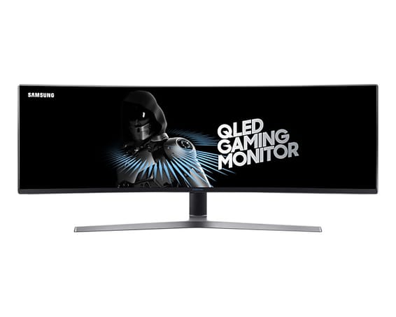 Samsung C49HG90DMM écran plat de PC 124,2 cm (48.9") 3840 x 1080 pixels Full HD Ultra large QLED Noir, Argent (LC49HG90DMMXZN)