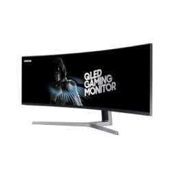 Samsung C49HG90DMM écran plat de PC 124,2 cm (48.9") 3840 x 1080 pixels Full HD Ultra large QLED Noir, Argent (LC49HG90DMMXZN)