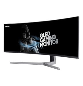 Samsung C49HG90DMM écran plat de PC 124,2 cm (48.9") 3840 x 1080 pixels Full HD Ultra large QLED Noir, Argent (LC49HG90DMMXZN)