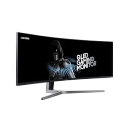 Samsung C49HG90DMM écran plat de PC 124,2 cm (48.9") 3840 x 1080 pixels Full HD Ultra large QLED Noir, Argent (LC49HG90DMMXZN)