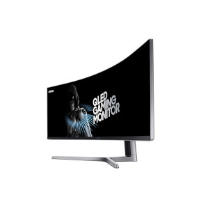 Samsung C49HG90DMM écran plat de PC 124,2 cm (48.9") 3840 x 1080 pixels Full HD Ultra large QLED Noir, Argent (LC49HG90DMMXZN)