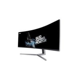 Samsung C49HG90DMM écran plat de PC 124,2 cm (48.9") 3840 x 1080 pixels Full HD Ultra large QLED Noir, Argent (LC49HG90DMMXZN)