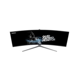 Samsung C49HG90DMM écran plat de PC 124,2 cm (48.9") 3840 x 1080 pixels Full HD Ultra large QLED Noir, Argent (LC49HG90DMMXZN)