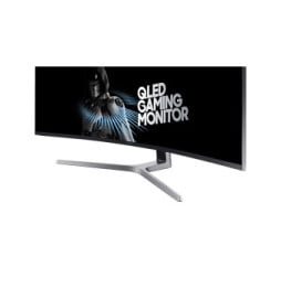 Samsung C49HG90DMM écran plat de PC 124,2 cm (48.9") 3840 x 1080 pixels Full HD Ultra large QLED Noir, Argent (LC49HG90DMMXZN)