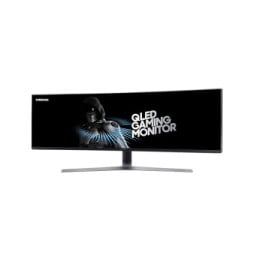Samsung C49HG90DMM écran plat de PC 124,2 cm (48.9") 3840 x 1080 pixels Full HD Ultra large QLED Noir, Argent (LC49HG90DMMXZN)