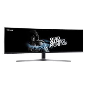 Samsung C49HG90DMM écran plat de PC 124,2 cm (48.9") 3840 x 1080 pixels Full HD Ultra large QLED Noir, Argent (LC49HG90DMMXZN)