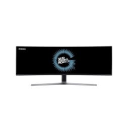 Samsung C49HG90DMM écran plat de PC 124,2 cm (48.9") 3840 x 1080 pixels Full HD Ultra large QLED Noir, Argent (LC49HG90DMMXZN)