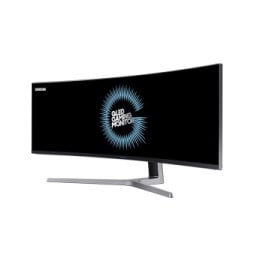 Samsung C49HG90DMM écran plat de PC 124,2 cm (48.9") 3840 x 1080 pixels Full HD Ultra large QLED Noir, Argent (LC49HG90DMMXZN)