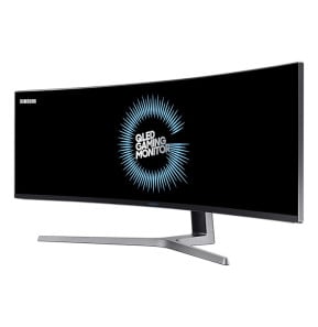 Samsung C49HG90DMM écran plat de PC 124,2 cm (48.9") 3840 x 1080 pixels Full HD Ultra large QLED Noir, Argent (LC49HG90DMMXZN)