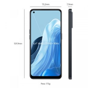 OPPO Reno Reno7 16,3 cm (6.43") Double SIM Android 12 4G USB Type-C 8 Go 128 Go 4500 mAh Noir (6932169307727) — image 2