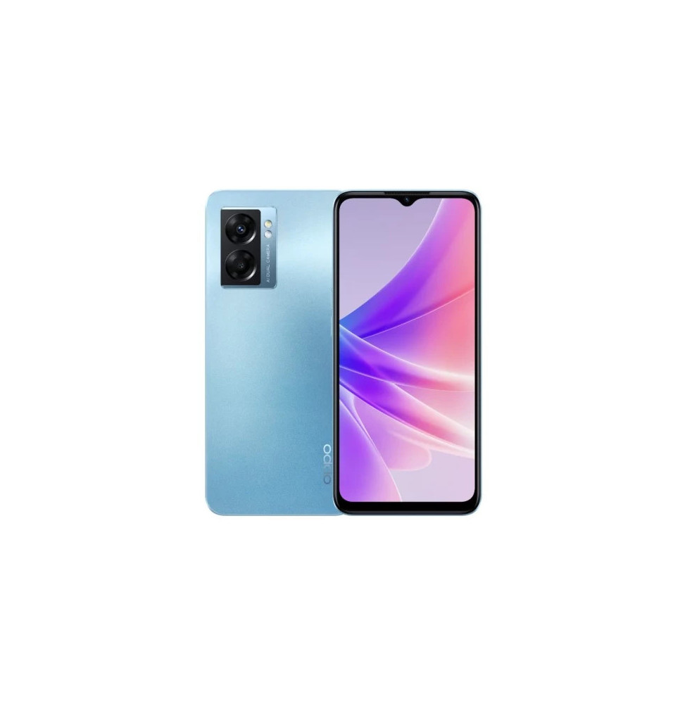 OPPO A77 5G 16,7 cm (6.56") Double SIM Android 12 USB Type-C 6 Go 128 Go 5000 mAh Bleu (OPPOA775G128GBBLUE)