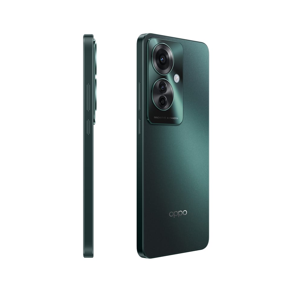 OPPO Reno 11 F 17 cm (6.7") Double SIM Android 14 5G USB Type-C 8 Go 256 Go 5000 mAh Vert (110010233294) — image 2