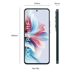 OPPO Reno 11 F 17 cm (6.7") Double SIM Android 14 5G USB Type-C 8 Go 256 Go 5000 mAh Vert (110010233294) — image 3