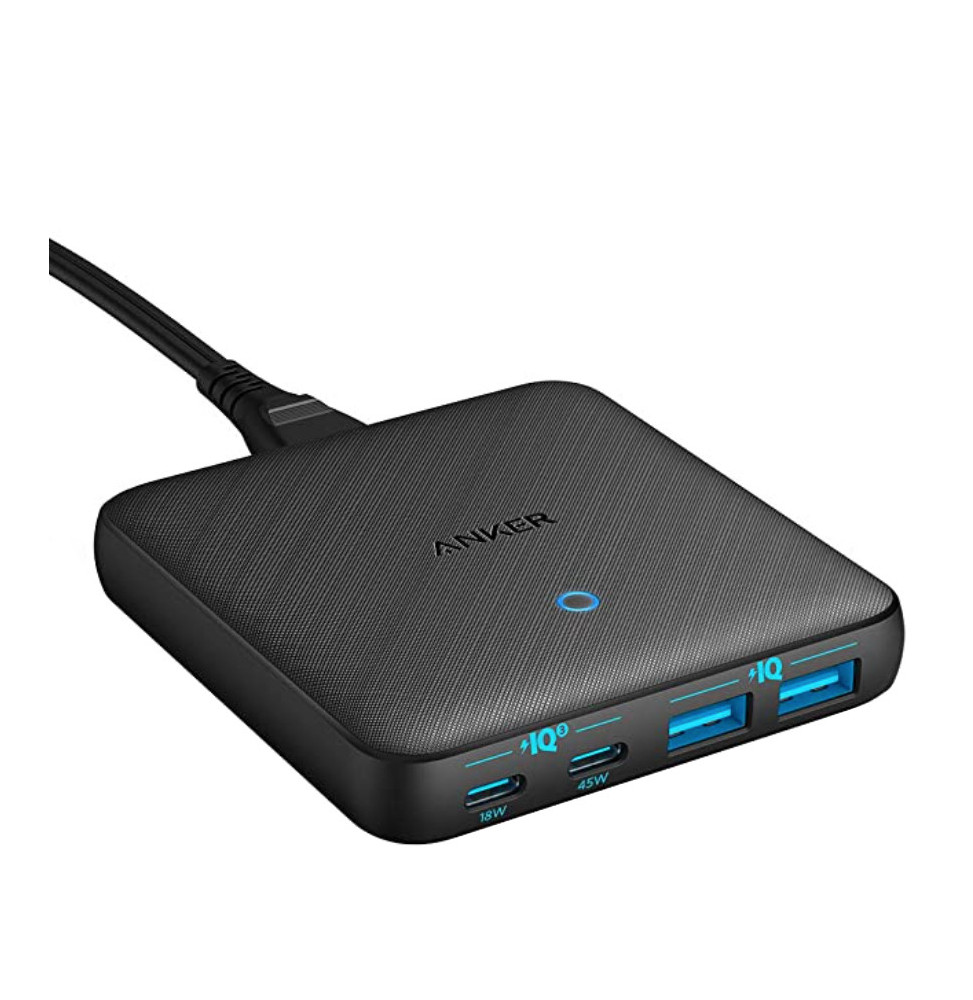 Anker 543 Powerport Atom III Universel Noir Charge rapide Intérieure (A2046G12)