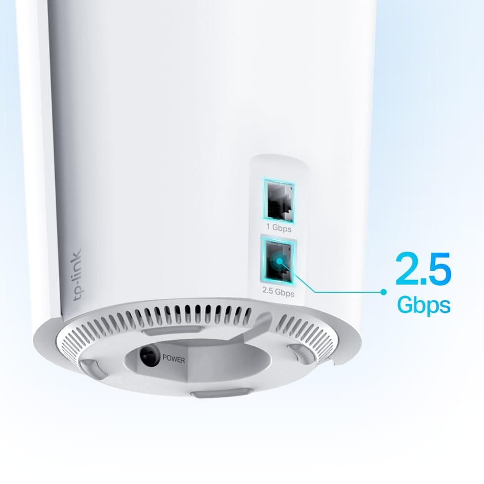 TP-Link Deco X90 Tri-bande (2,4 GHz / 5 GHz / 5 GHz) Wi-Fi 6 (802.11ax) Blanc 2 Interne (DECOX90) — image 3