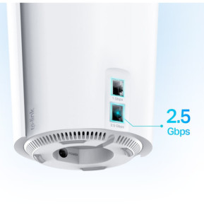 TP-Link Deco X90 Tri-bande (2,4 GHz / 5 GHz / 5 GHz) Wi-Fi 6 (802.11ax) Blanc 2 Interne (DECOX90)