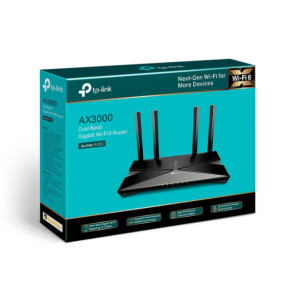 TP-Link Archer AX50 routeur sans fil Gigabit Ethernet Bi-bande (2,4 GHz / 5 GHz) Noir (ARCHER AX50)
