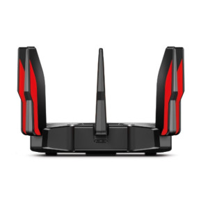 TP-Link Archer C5400X routeur sans fil Gigabit Ethernet Tri-bande (2,4 GHz / 5 GHz / 5 GHz) Noir, Rouge (ARCHER C5400X)