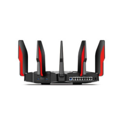 TP-Link Archer C5400X routeur sans fil Gigabit Ethernet Tri-bande (2,4 GHz / 5 GHz / 5 GHz) Noir, Rouge (ARCHER C5400X)