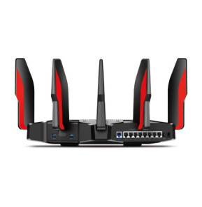 TP-Link Archer C5400X routeur sans fil Gigabit Ethernet Tri-bande (2,4 GHz / 5 GHz / 5 GHz) Noir, Rouge (ARCHER C5400X)