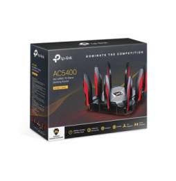 TP-Link Archer C5400X routeur sans fil Gigabit Ethernet Tri-bande (2,4 GHz / 5 GHz / 5 GHz) Noir, Rouge (ARCHER C5400X)
