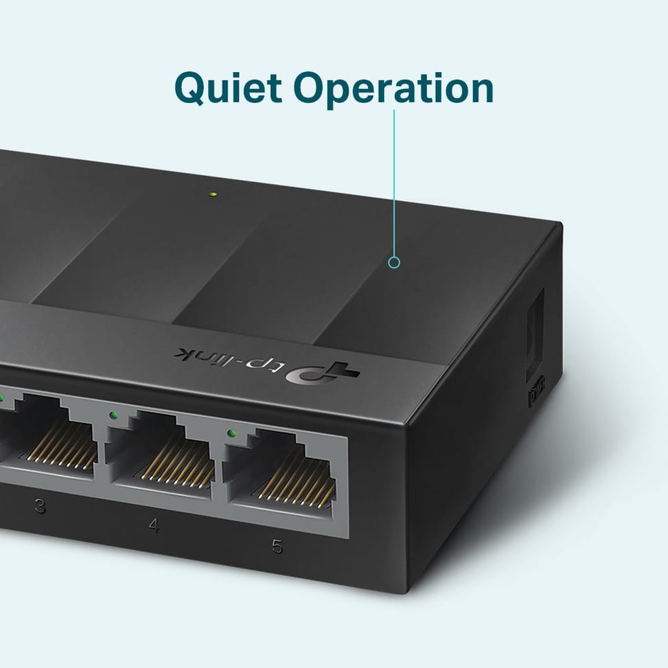 TP-Link LS1005G commutateur réseau Non-géré Gigabit Ethernet (10/100/1000) Noir (LS1005G) — image 4