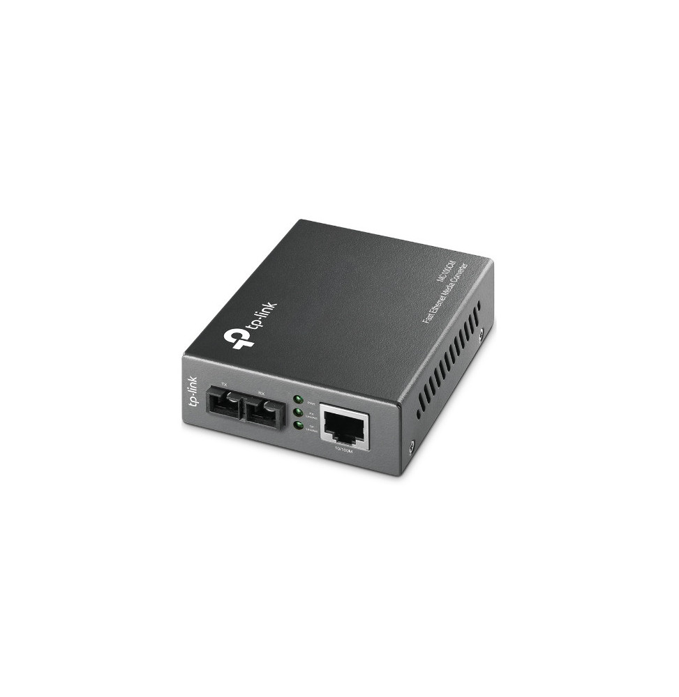 TP-Link MC100CM convertisseur de support réseau 100 Mbit/s 1310 nm Multimode Noir (MC100CM)