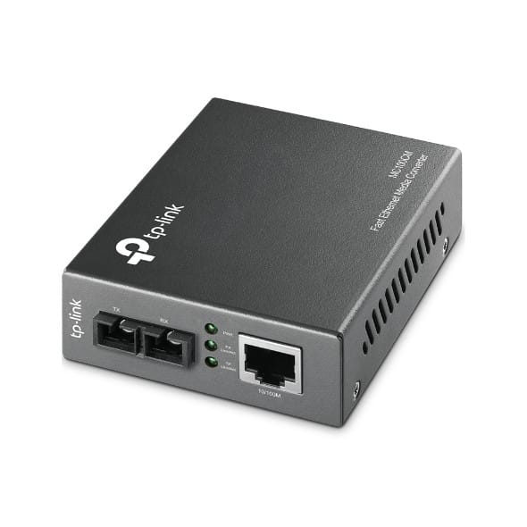 محول وسائط شبكة TP-Link MC100CM 100 Mbit/s 1310 nm متعدد النمط أسود (MC100CM) — صورة 1