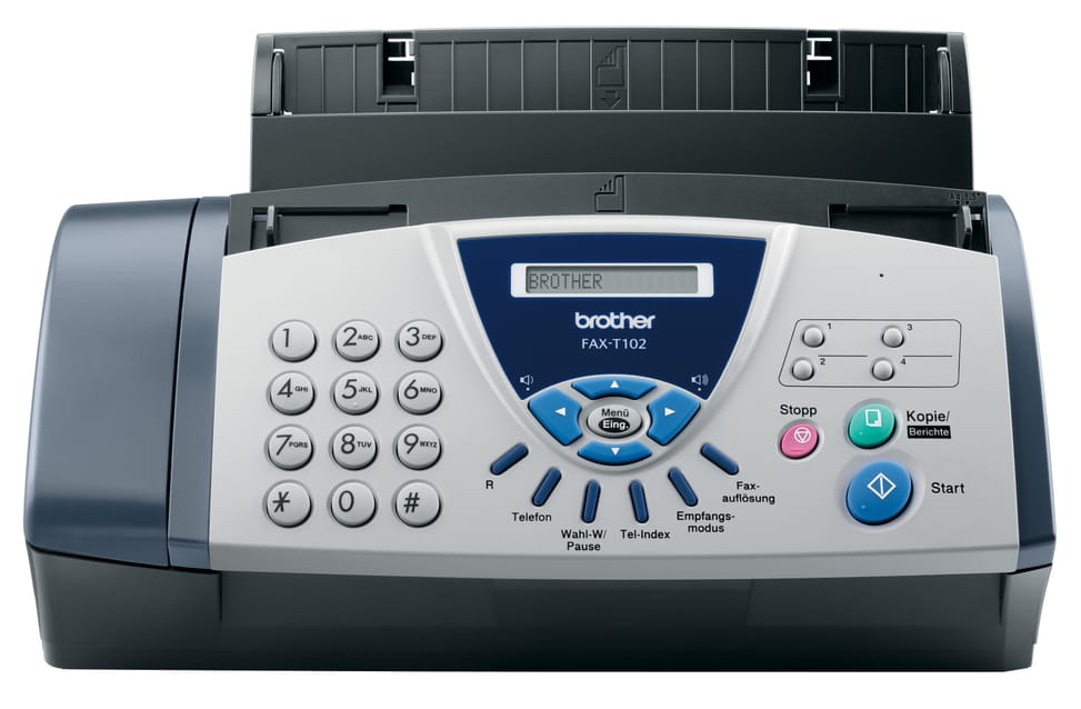 Brother FAX-T102 : Fax à transfert thermique compact — image 2